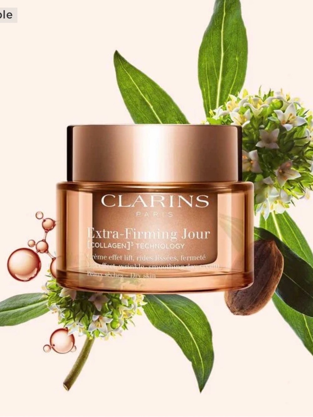 Clarins Extra-Firming Jour Orange and Gold Jar